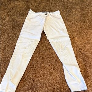White Tattini Equestrian Riding Pants